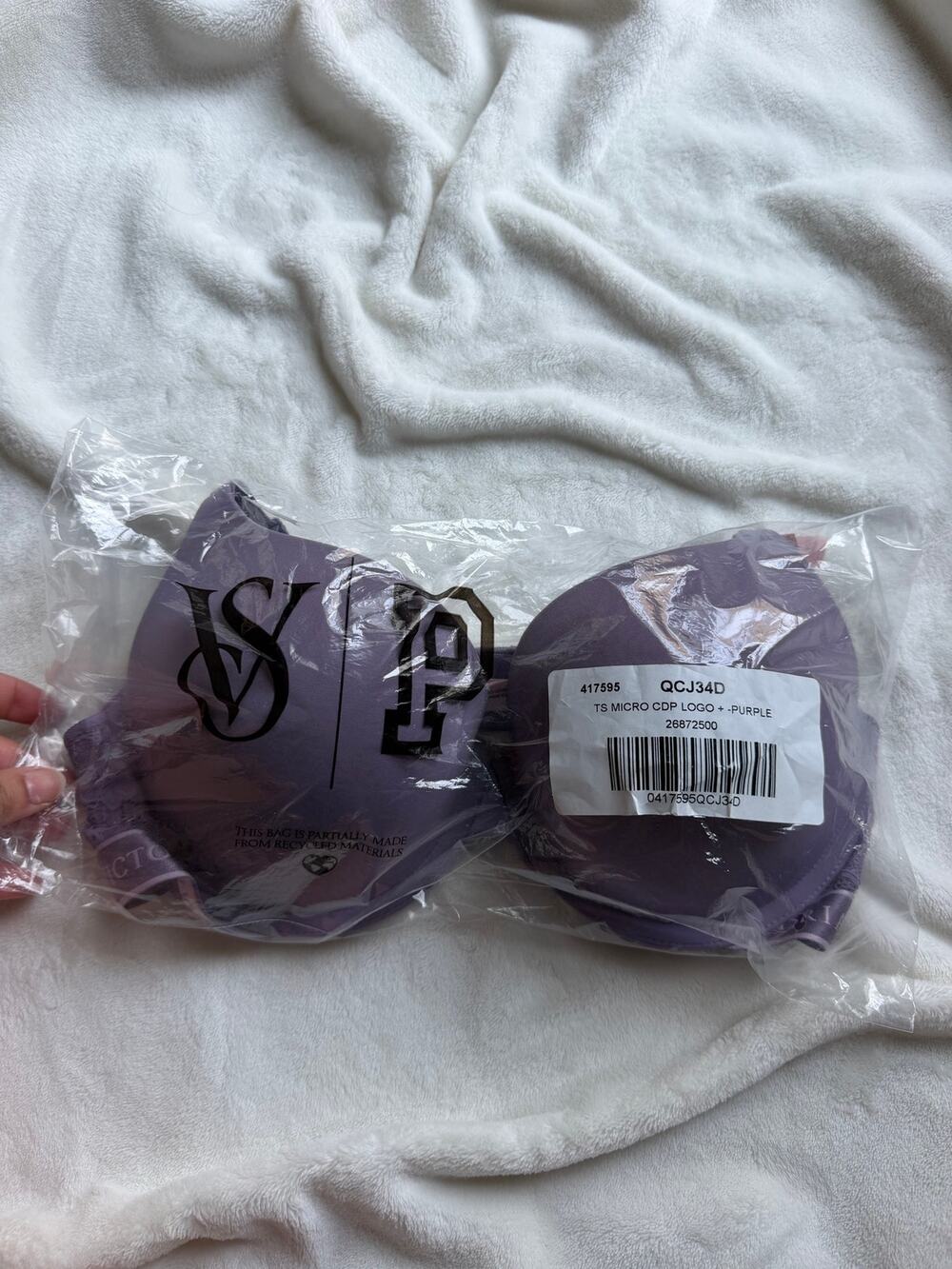 NWT Victoria’s Secret Push-up Tshirt bra sz 34D